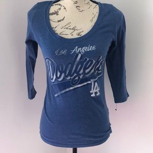 Dodgers long sleeve Tee Juniors Size Medium